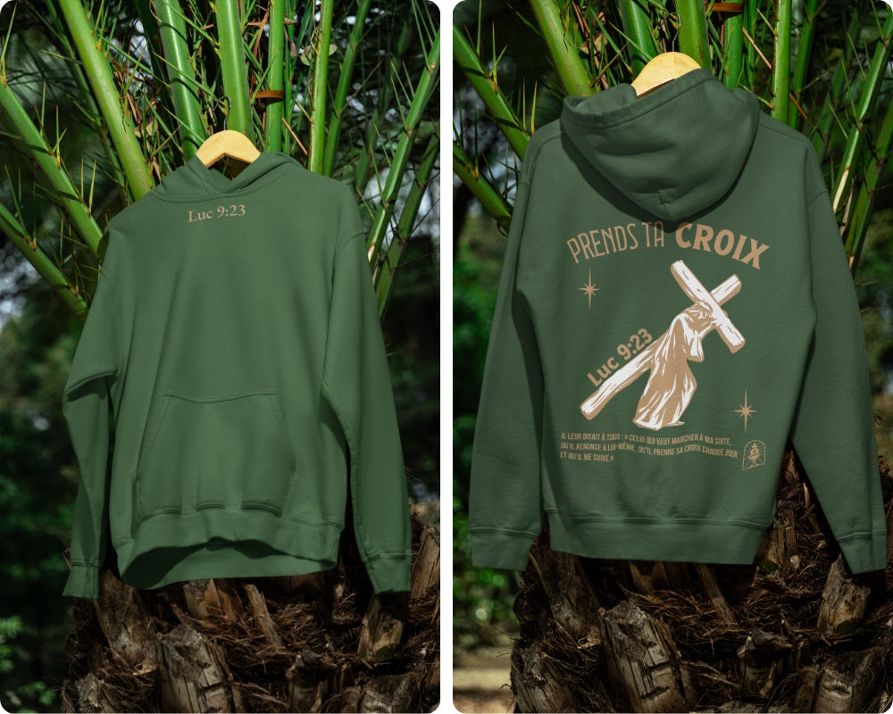 Hoodie Luc 9:23 Le 14e Apôtre